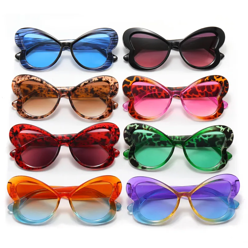 Women Fashion Butterfly Colorful Sunglasses