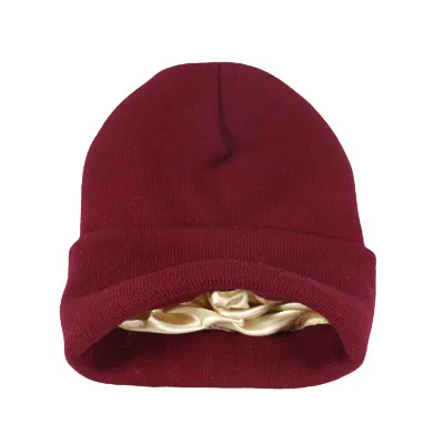 Autumn Winter Solid Color Unisex Warm Knitted Beanie Hat
