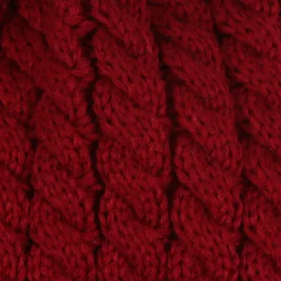 Autumn Winter Coarse Wool Knitted Solid Beanie Hat - Acrylic Fibers Casual Style Warm