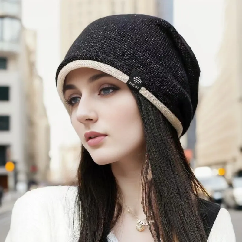 Autumn Winter Men Women Fashion Cashmere Knitted Beanie Hat