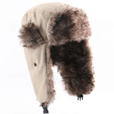 Winter Men Women Warm Outdoor Cold-Proof Windproof Ear Cover Thickened Plush Hat