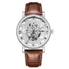 Silver Shell Brown Band