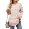 Pink White Stripe