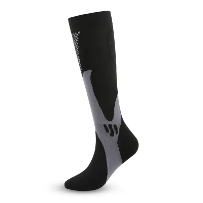 Simple Neutral Outdoor Riding Sports Nylon Pressure Knee High Socks