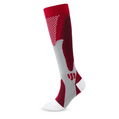 Simple Neutral Outdoor Riding Sports Nylon Pressure Knee High Socks