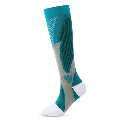 Simple Neutral Outdoor Riding Sports Nylon Pressure Knee High Socks
