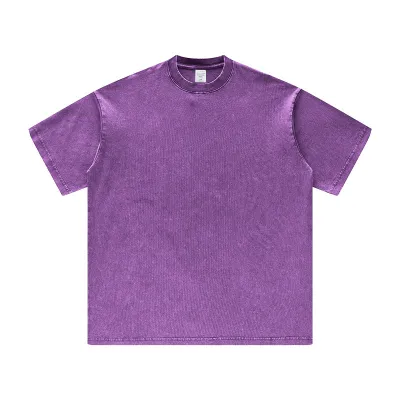 Men Vintage Color World Print Raglan Sleeve Cotton T-Shirt