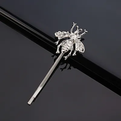 Fashion Multicolor Bee Rhinestone Hair Clip for Women