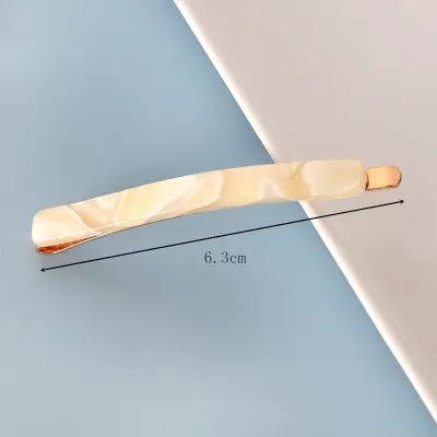 Women Fashion Simple Acetic Acid Side Clip