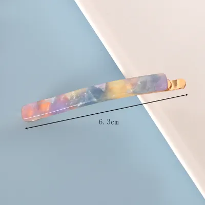 Women Fashion Simple Acetic Acid Side Clip