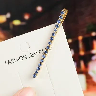 Women's Fashion Multicolor Rhinestone Word Hair Clip