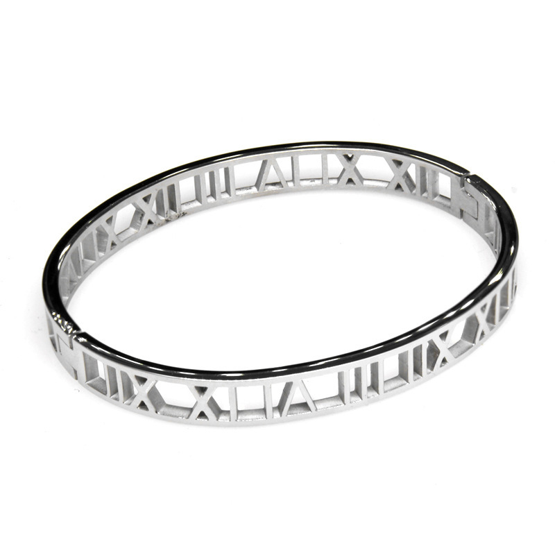 Wholesale Simple Fashion Roman Numerals Stainless Steel