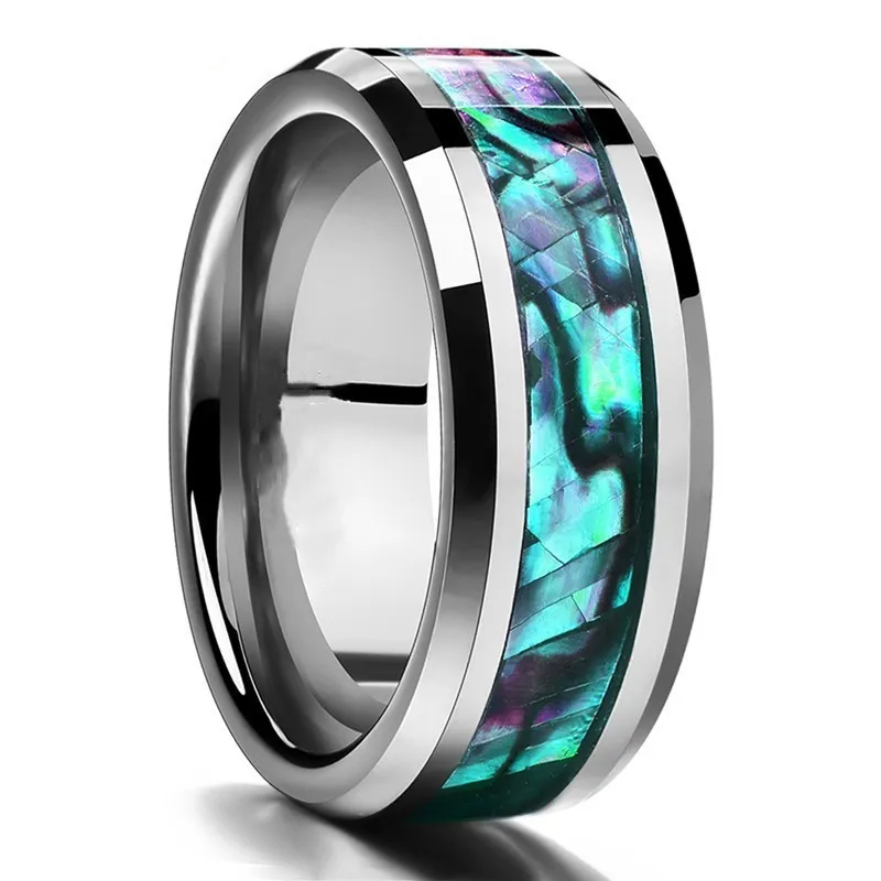 Fashion Creative Silver Shell Stainless Steel Ring