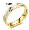 Women'S 4MM Gold