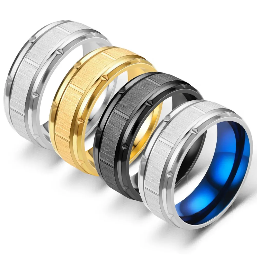 Fashion Unisex Stainless Steel Geometric Ring