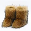 Natural Color Raccoon Hair