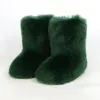 D.Green Faux Fox Fur