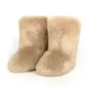 Khaki Faux Fox Fur