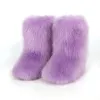Light Taro Faux Fox Hair