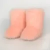Pink Faux Fox Fur