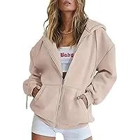 Autumn Winter Women Fashion Solid Color Long Sleeve Zipper Hooded Sweatshirt - Gothic Street Style Polyester Pullover