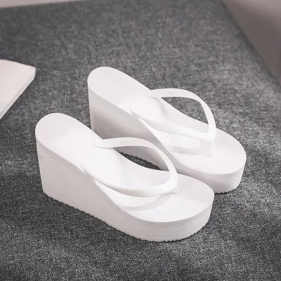 Summer Women Leisure EVA Upper TPR Sole Flip Flops Round Toe