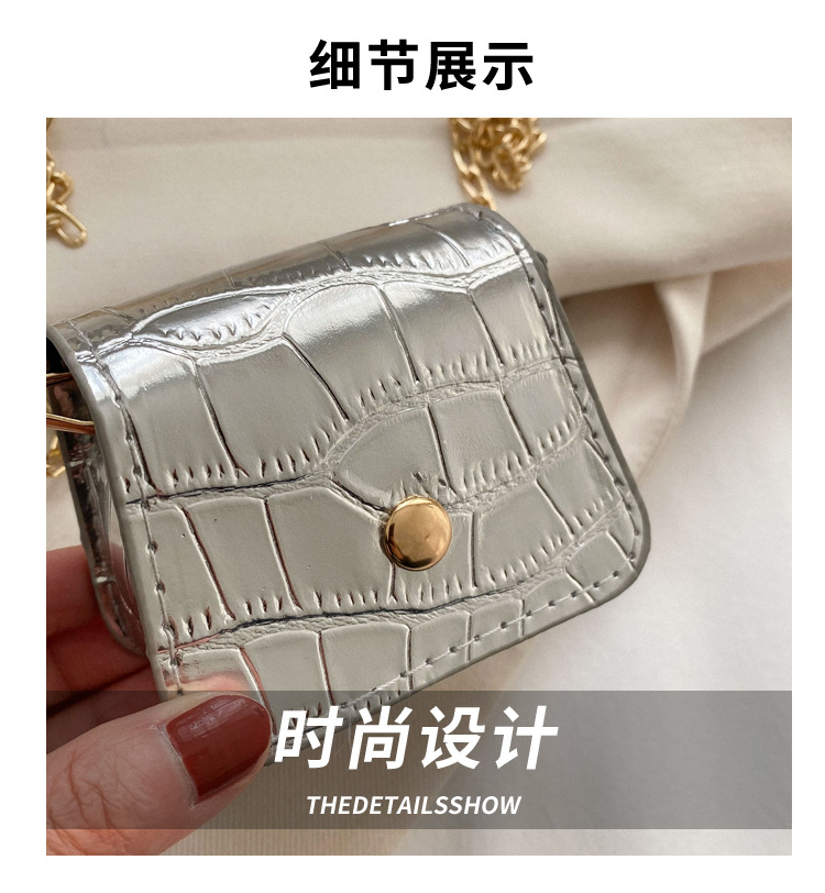 MUCENT☆大人気♪3-way chain mini crossbody bag Wholesale Women Simple Casual Mini Square Chain Crossbody Bag