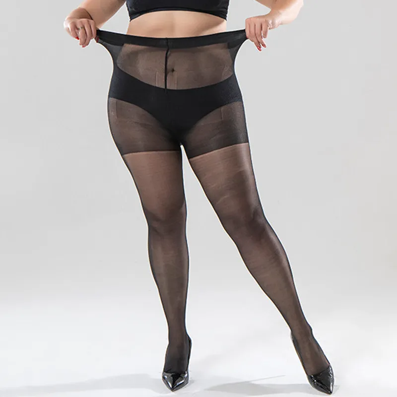 Women Sexy Rose Jacquard High Elastic Pantyhose Stockings