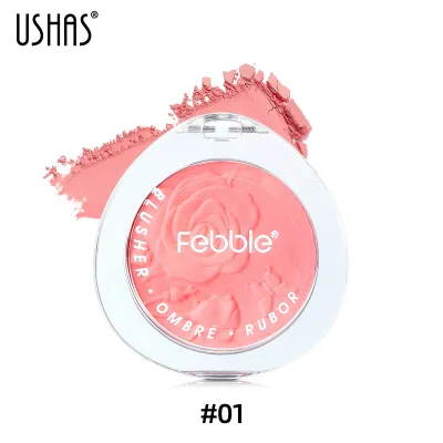 USHAS Women Simple Long-Lasting Gradient Matte Blush for Face