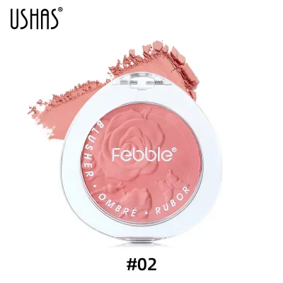 USHAS Women Simple Long-Lasting Gradient Matte Blush for Face