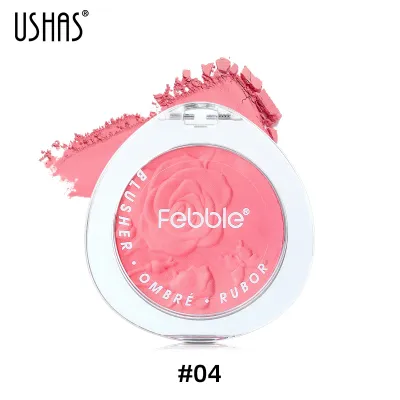 USHAS Women Simple Long-Lasting Gradient Matte Blush for Face