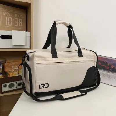 Men Leisure Sports Basic Large Capacity Nylon Duffle Bag