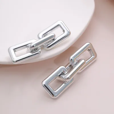 Simple Personality Exaggerated Geometric Acrylic Earrings