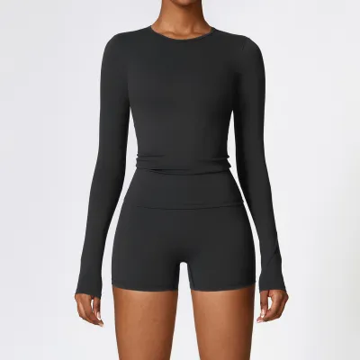 Women's Yoga Sports Two-Piece Set - Sleeveless Top and Tight Fit