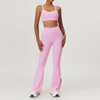 Women Sportswear Two-Piece Set Naked Feeling Fabric