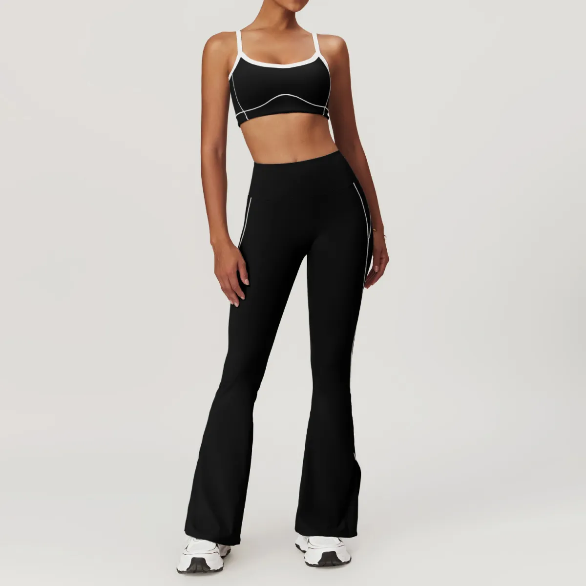 Women Sportswear Two-Piece Set Naked Feeling Fabric