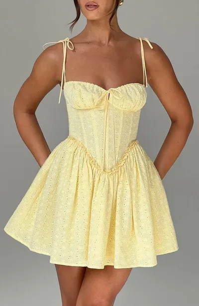 Women Fashion Solid Color Sling A-Line Corset Dress