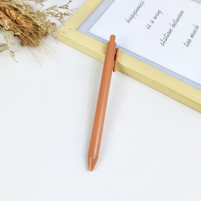 Simple Macaron Color Press Gel Pen Student Stationery
