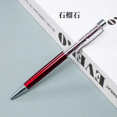 Simple Neutral Natural Crystal Gravel Ballpoint Pen