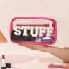 White Letter Pink