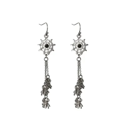 Cartoon Ghost Bat Skull Party Halloween Earrings Funny Alloy Personality Trend Geometry