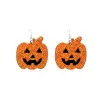 07 Pumpkin Grimace Earrings