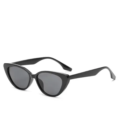 Fashion Solid Color Cat Eye PC Frame Sunglasses