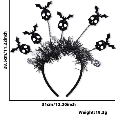 Halloween Pumpkin Spider Headband Hoop with Plastic Material for Party