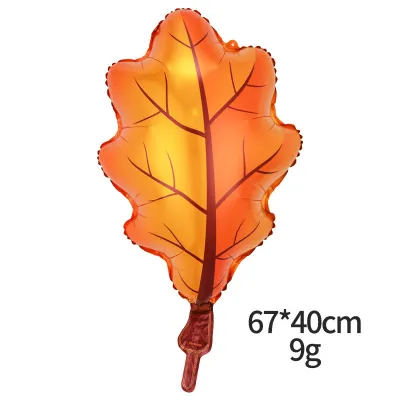 Thanksgiving Flower Pumpkin Autumn Leaf Modeling Aluminum Film Balloon