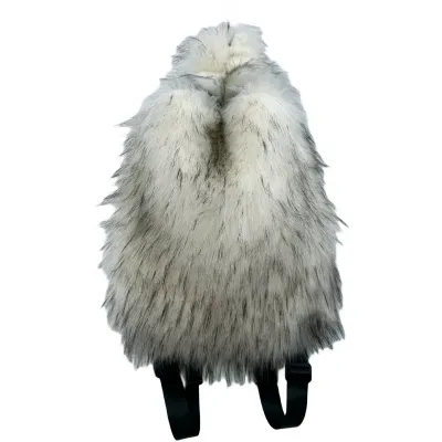 Women Fashion Large Capacity Plush Backpack