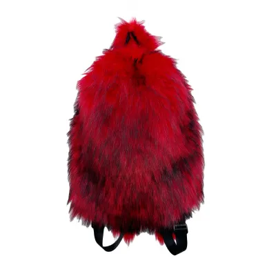 Women Fashion Large Capacity Plush Backpack