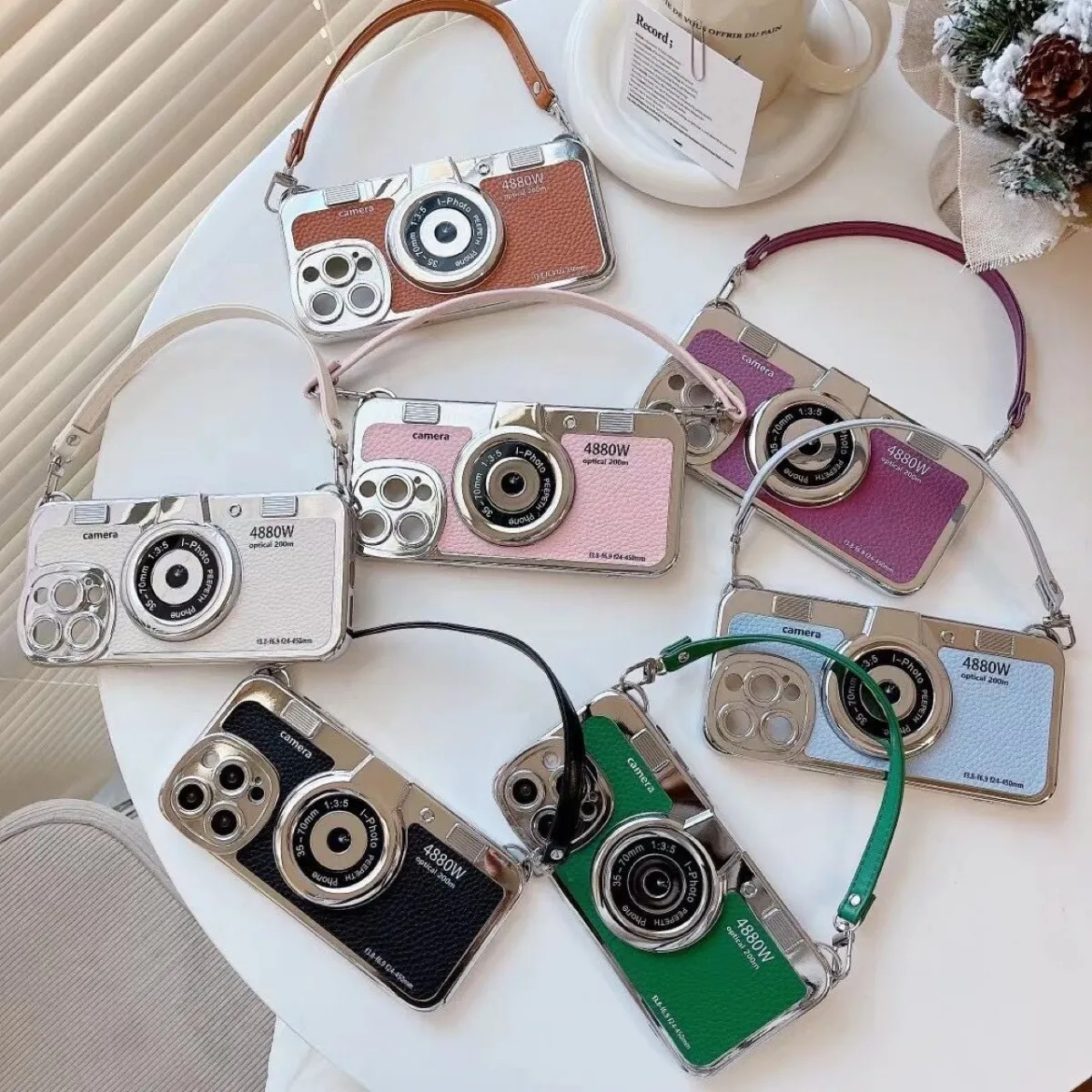 Creative Camera Portable Electroplated iPhone Case