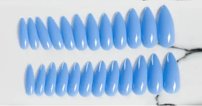 Women Simple Nude 24 Full-Sticker Eagle Claw Strip Fake Nails