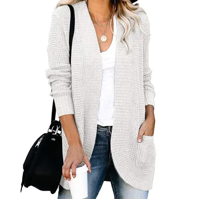 Casual Women Autumn Winter Cardigan Knitted Sweater Coat